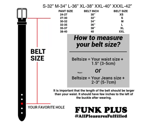3 Row Cone Stud Black Leather Belt
