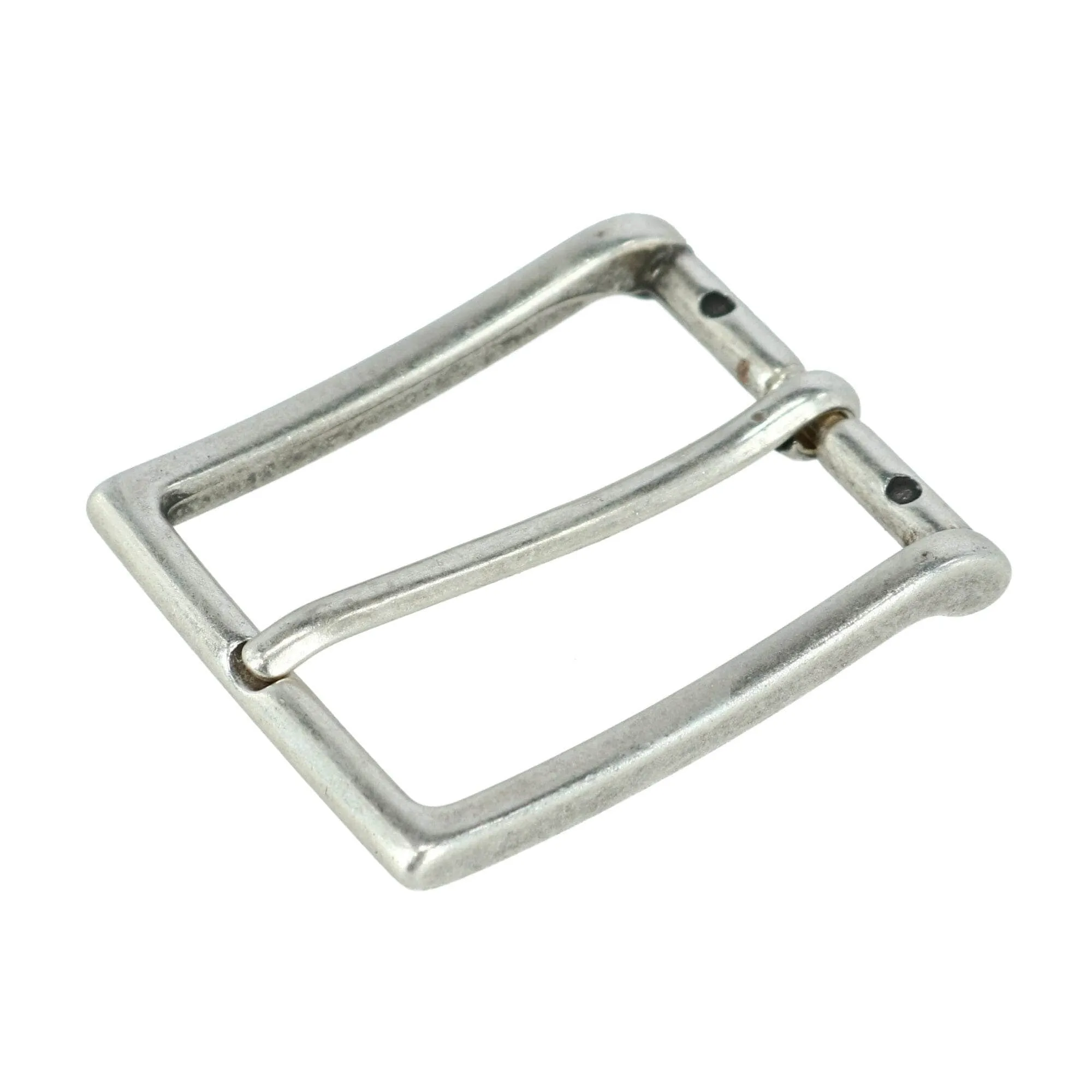 35mm Classic Solid Brass Single Pronged Harness Belt Buckle