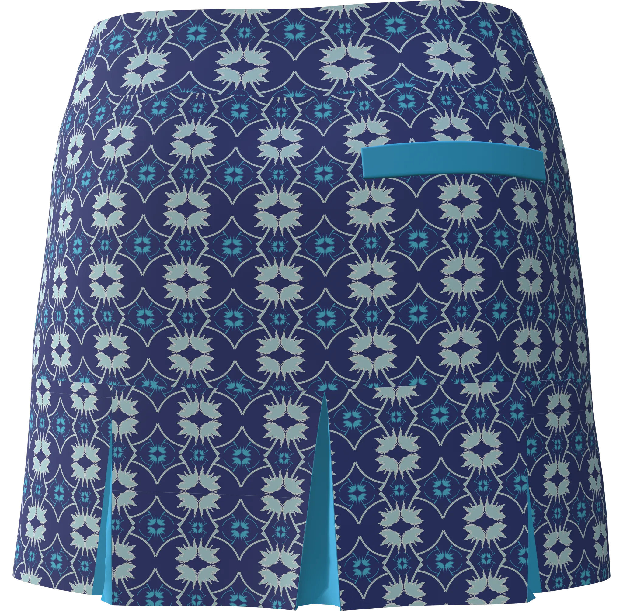 AB SPORT Women's Golf Skirt  BSKG05-HBJWM_3MSKY BLUE