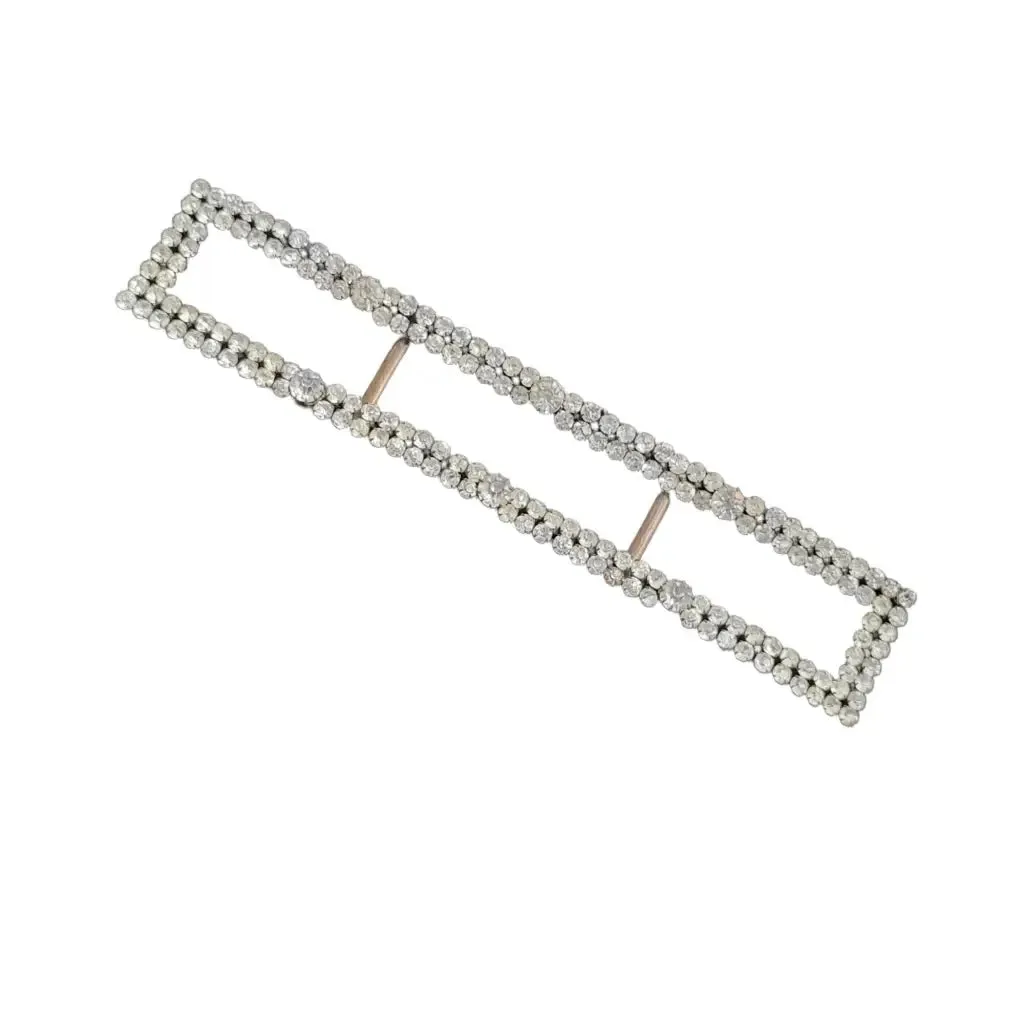 Art deco buckle, rhinestone buckles, crystal buckle, large buckle.