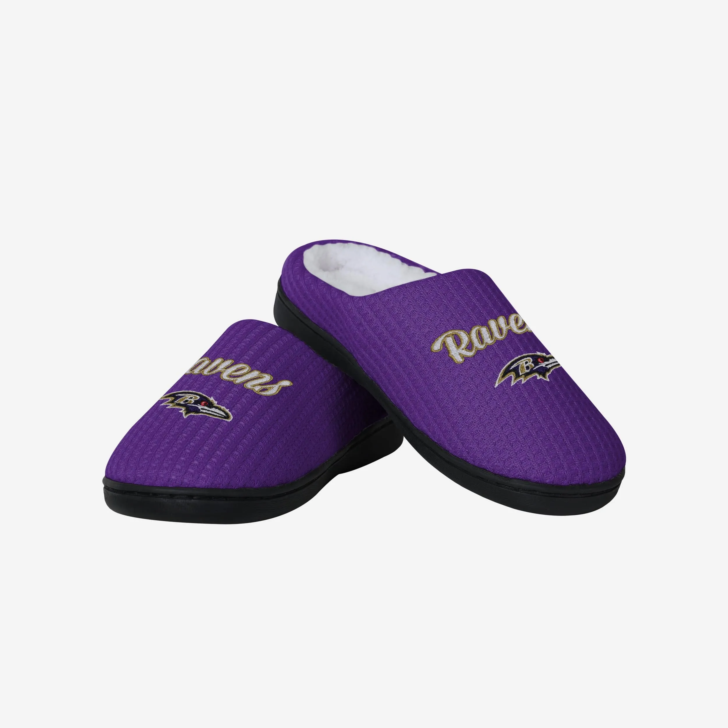 Baltimore Ravens Womens Sherpa Lined Memory Foam Slipper