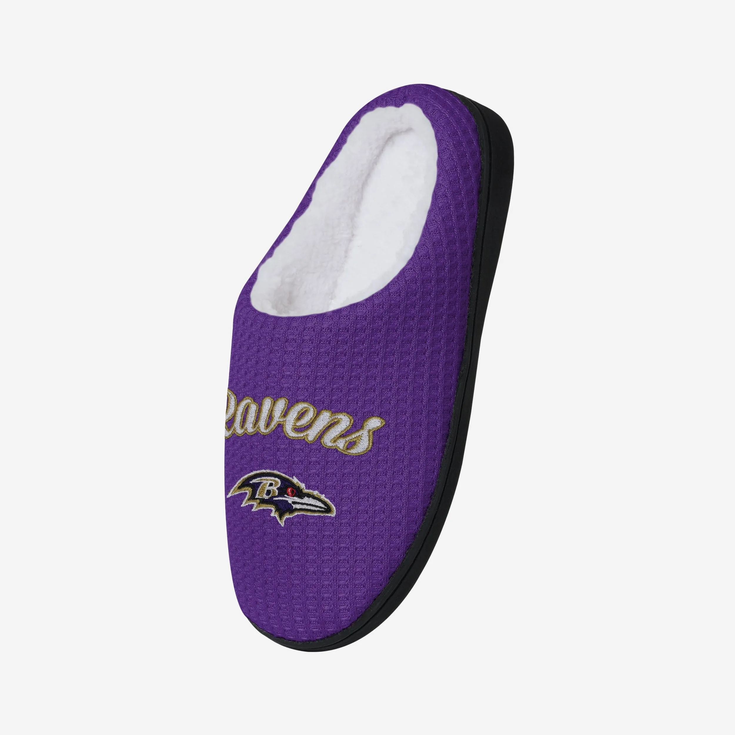Baltimore Ravens Womens Sherpa Lined Memory Foam Slipper
