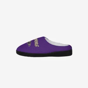 Baltimore Ravens Womens Sherpa Lined Memory Foam Slipper