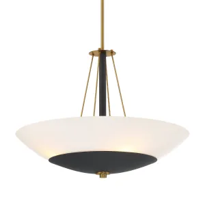 Bax 24" 4 Lights Pendant Light Black Finish