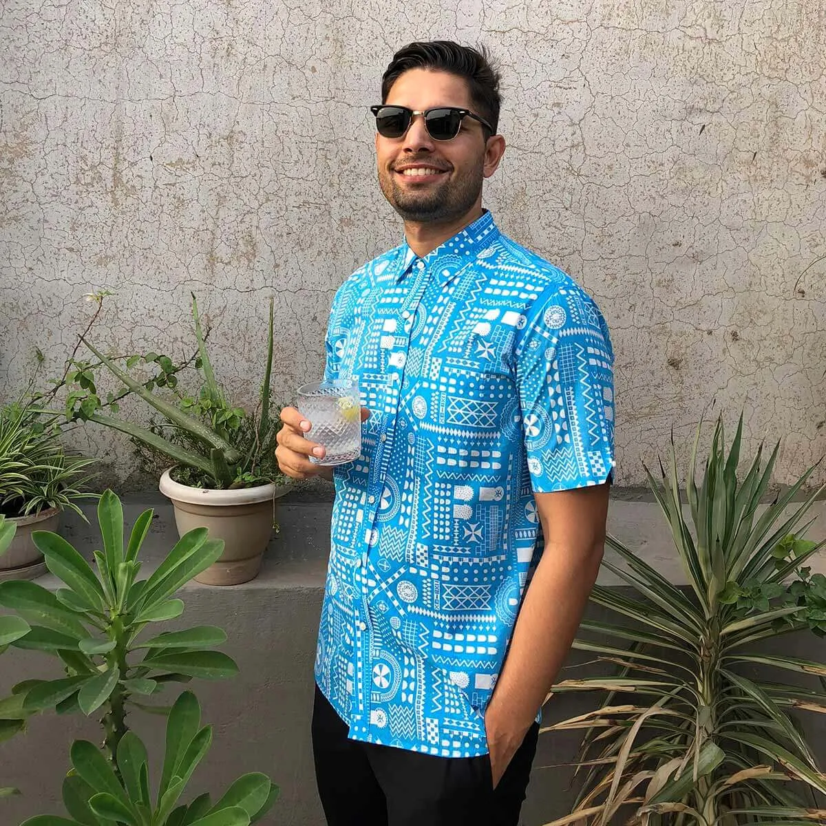 Blue Stone Symbol Shirt - XL