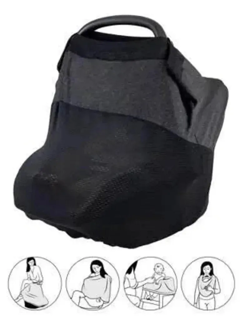 Boppy 4 And More Multi-Use Cover In Charcoal Grey