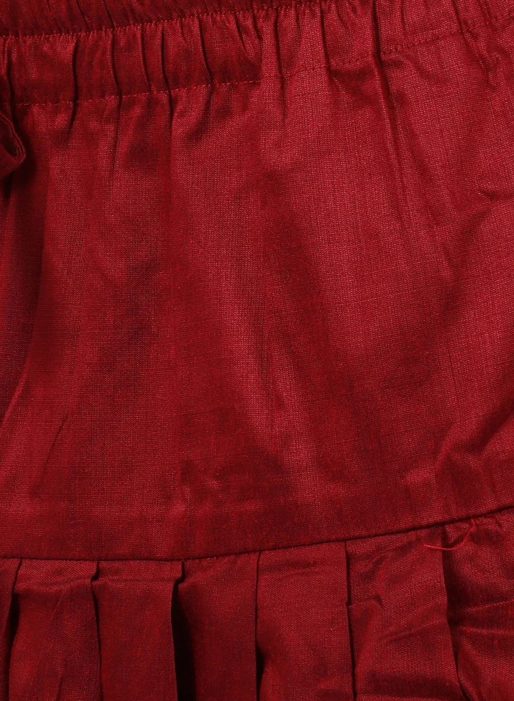 Boy's Gold, Navy Blue And Maroon Jacket, Kurta And Dhoti Set - Vastramay Boys