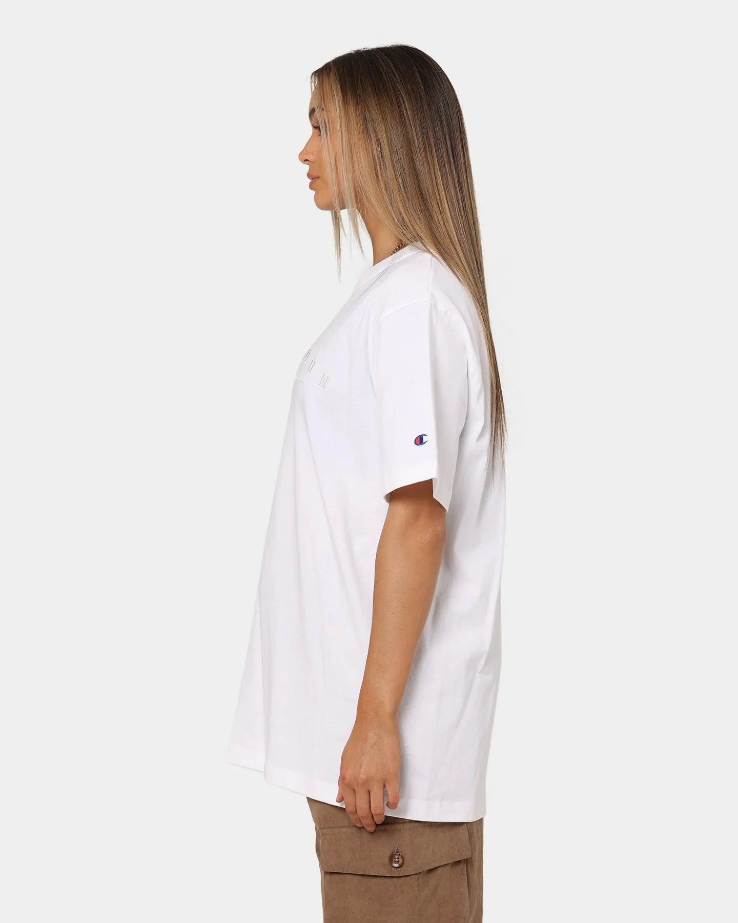Champion Women's Hi-Tech 2K Oversized T-Shirt White