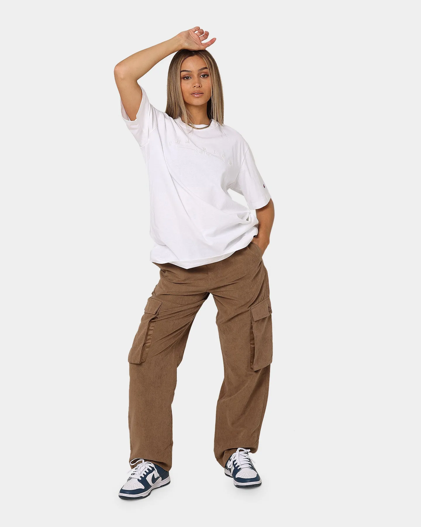 Champion Women's Hi-Tech 2K Oversized T-Shirt White