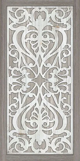 CIN2747 - Geo Greige Deco Panel 3 - 9x18