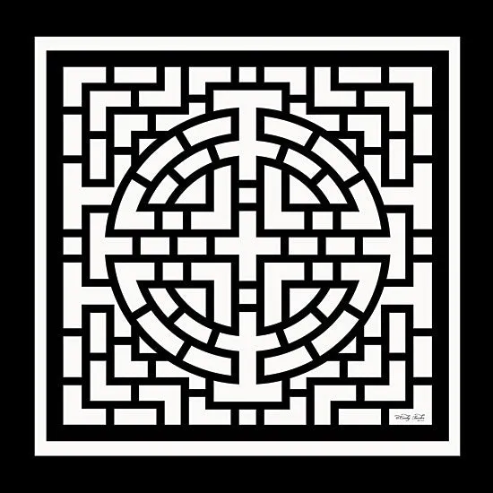 CIN2800 - Black & White Geo I - 12x12