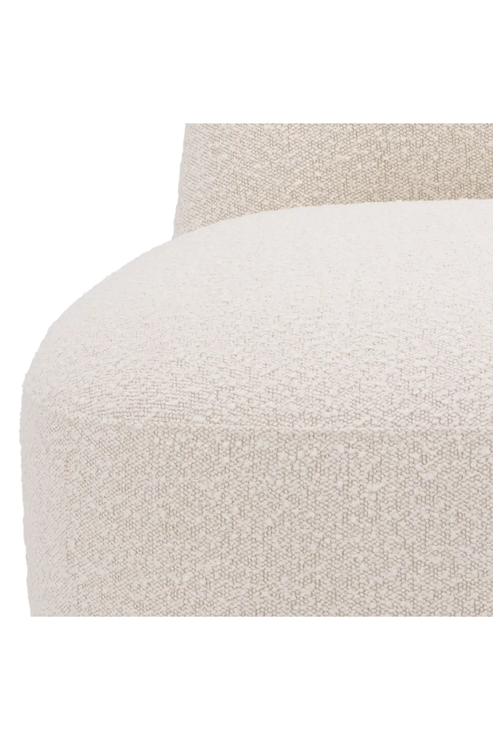 Cream Bouclé Slipper Chair | Eichholtz Björn