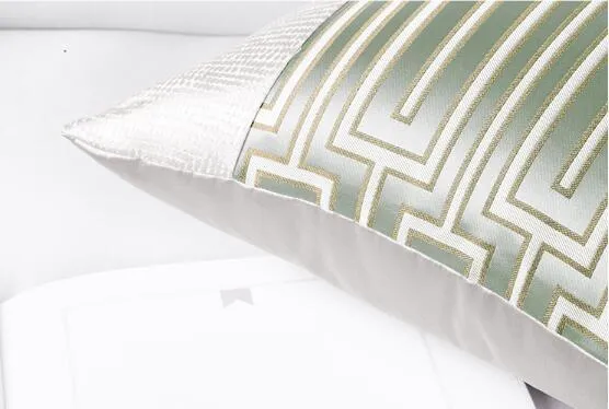 European  Geometric Cushion Cover