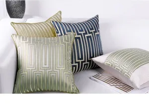 European  Geometric Cushion Cover