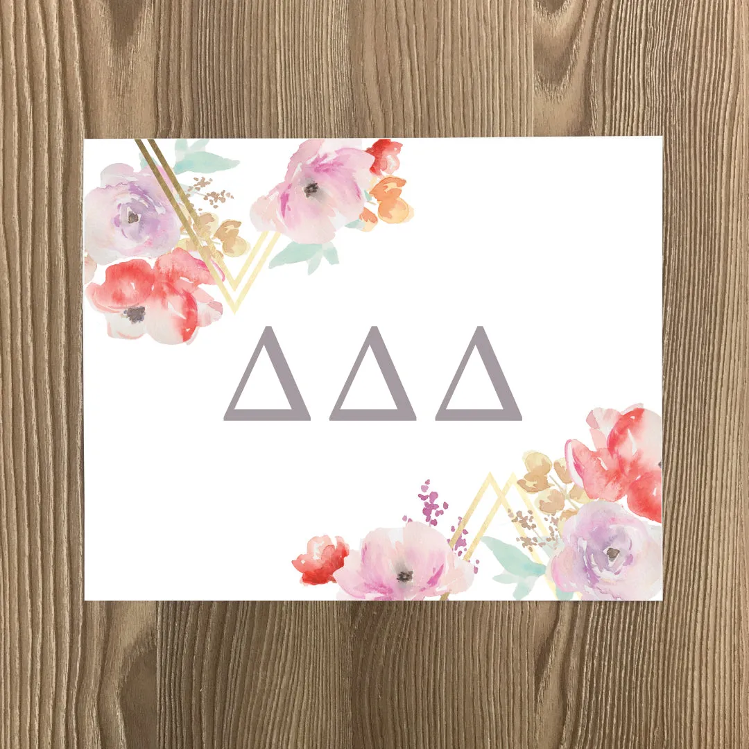 Geometric Bouquet Art Prints