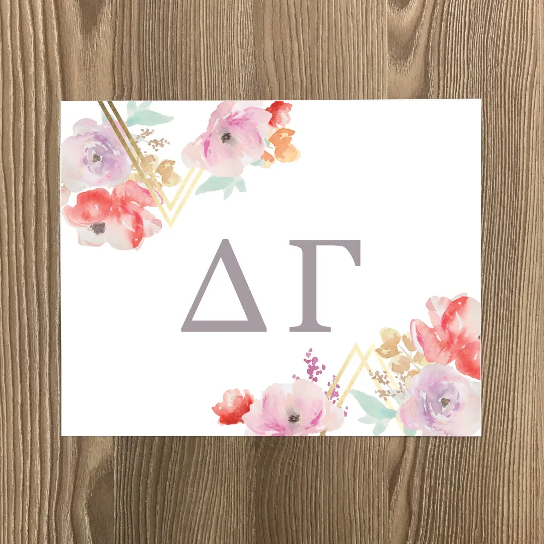 Geometric Bouquet Art Prints