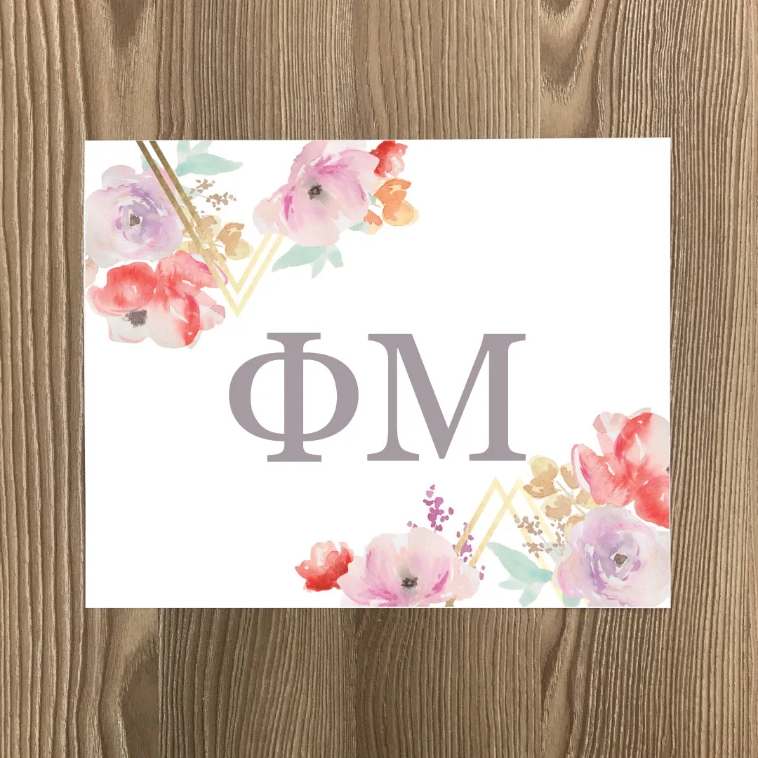 Geometric Bouquet Art Prints