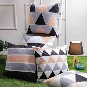 Geometric Squad Cushion Cover - Set Of Five