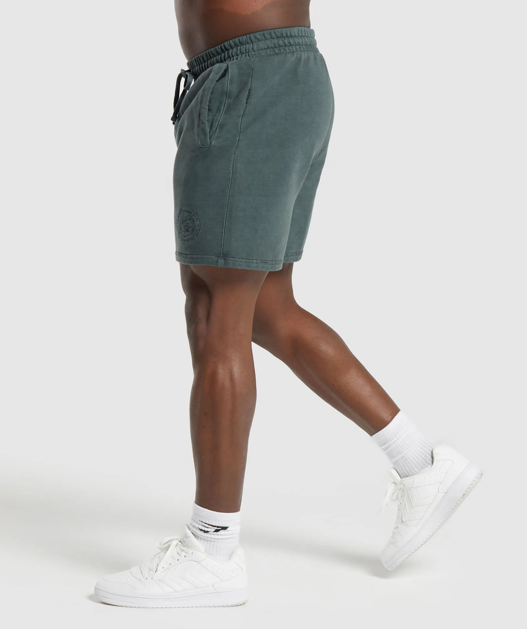 Gymshark Premium Legacy Shorts - Cargo Teal