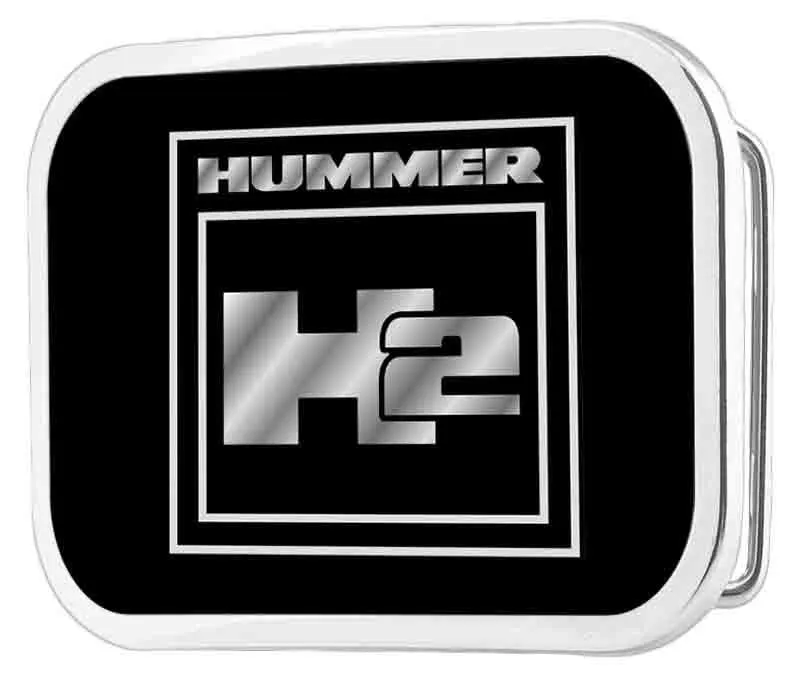 H2 Framed FCG Black/Silver - Chrome Rock Star Buckle