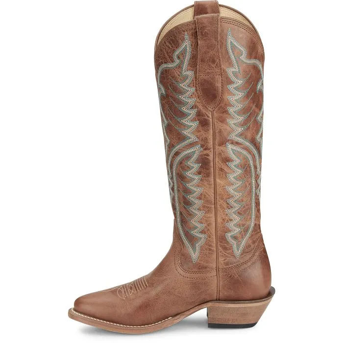 Justin® Women's Evelyn Barnwood 15" Tall Top Cowgirl Boots
