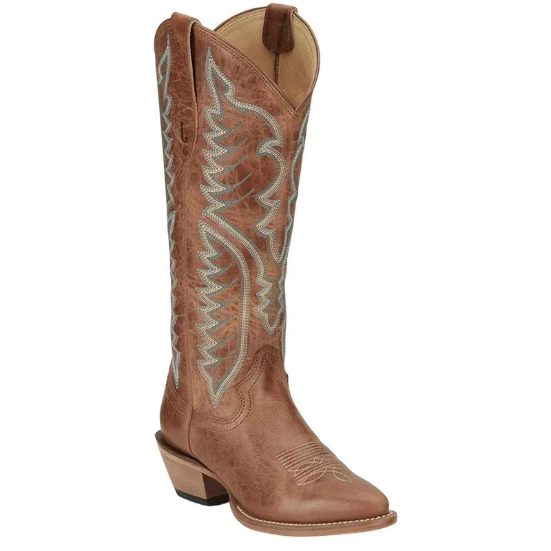 Justin® Women's Evelyn Barnwood 15" Tall Top Cowgirl Boots