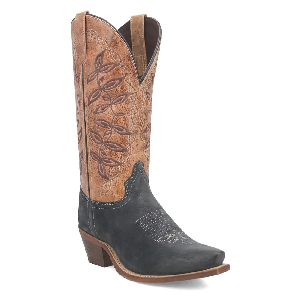 Kama Embroidered Snip Toe Cowboy Boots