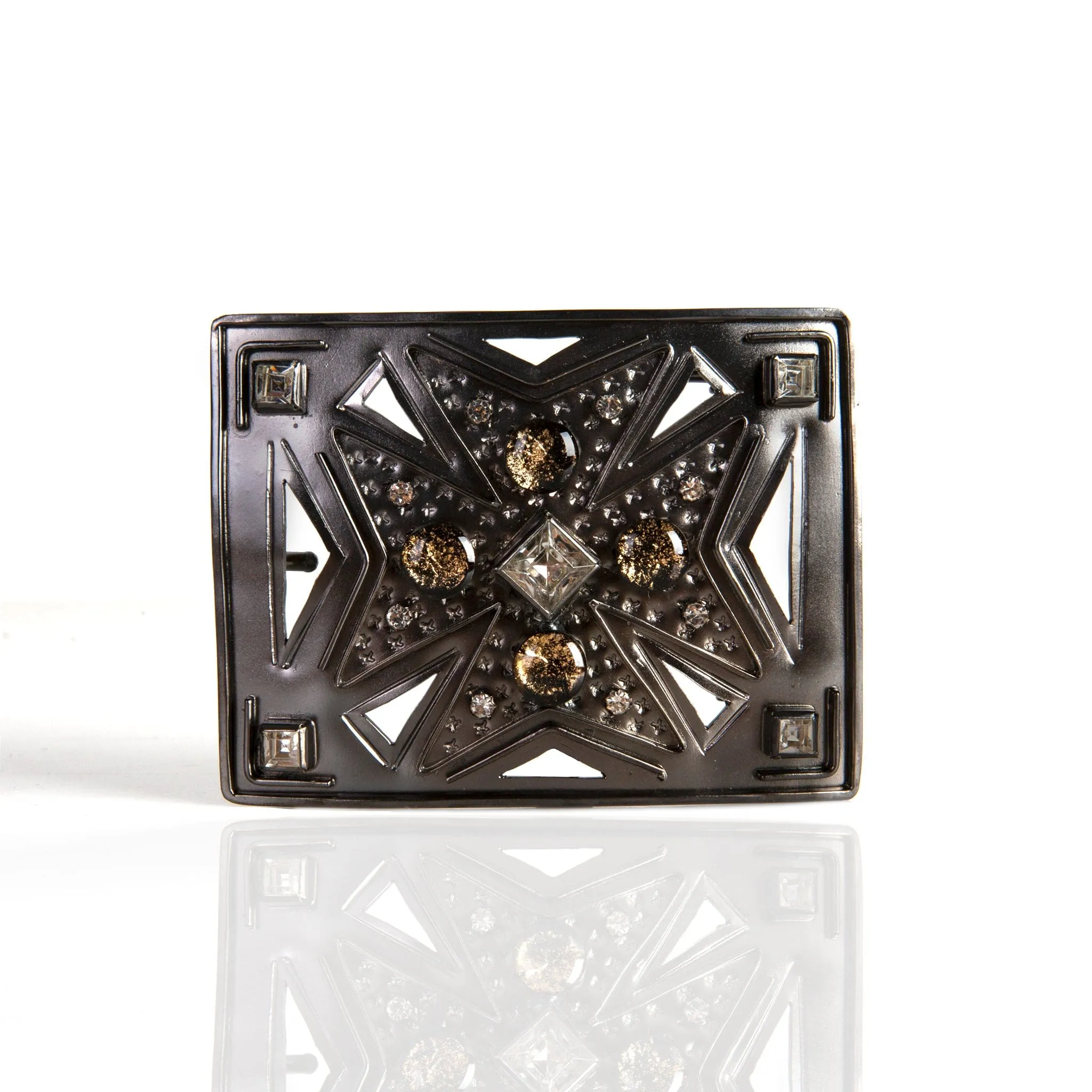 Maltese Cross Square Buckle