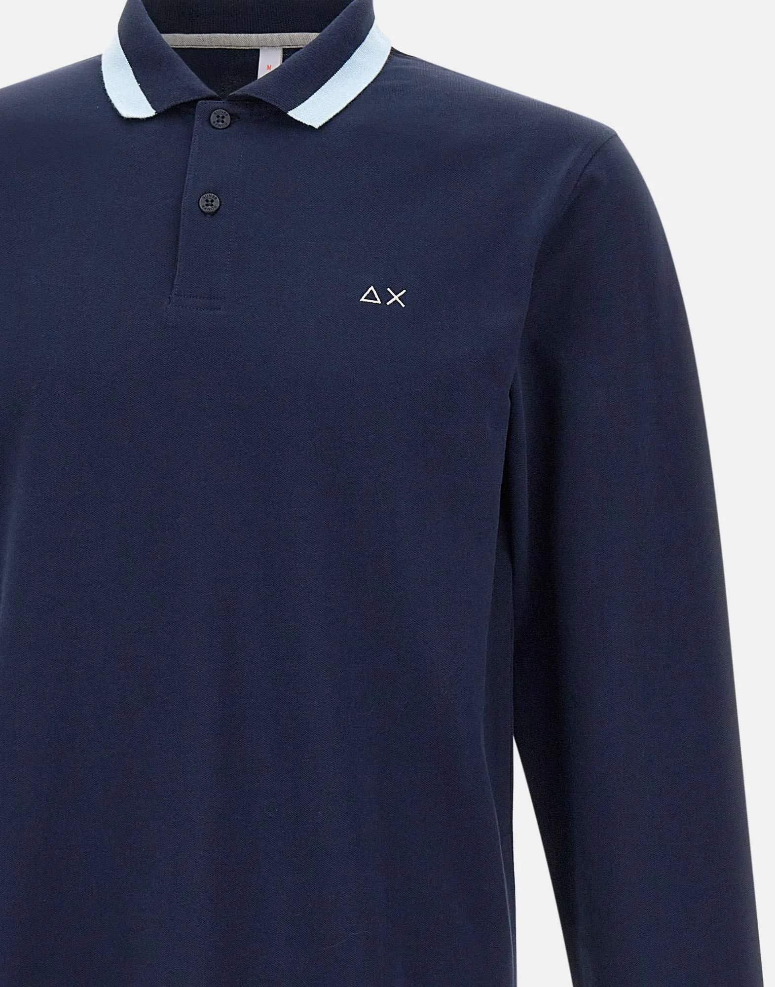 Navy Blue Cotton Polo Shirt