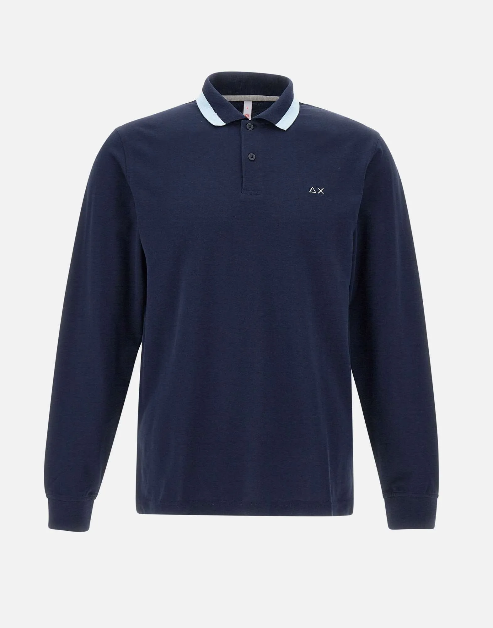 Navy Blue Cotton Polo Shirt