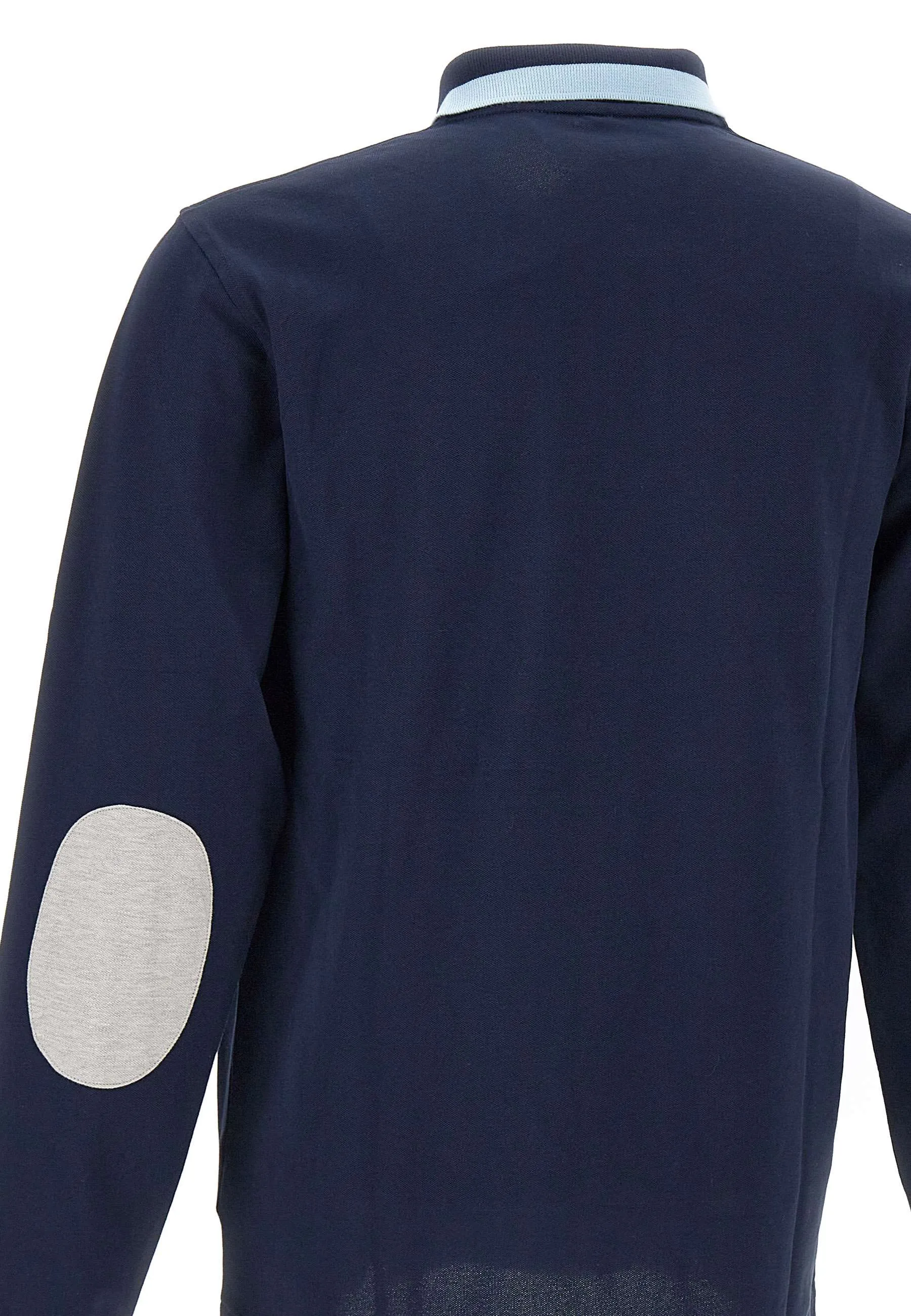 Navy Blue Cotton Polo Shirt