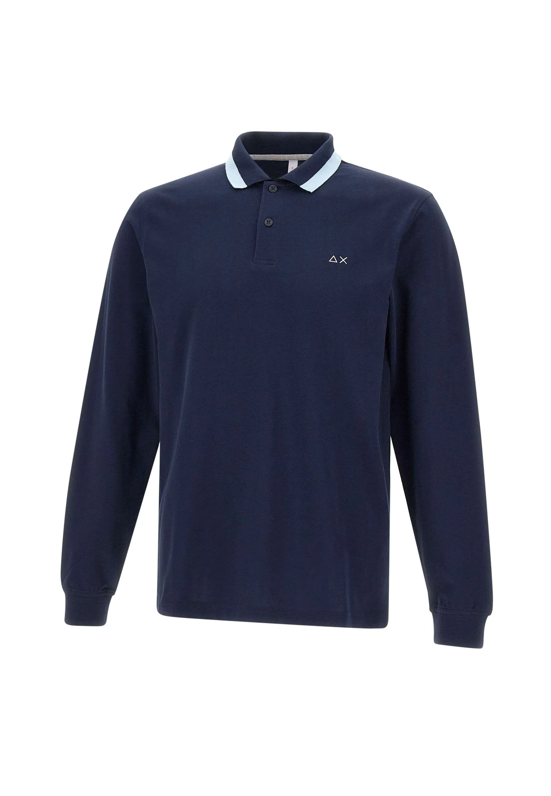 Navy Blue Cotton Polo Shirt