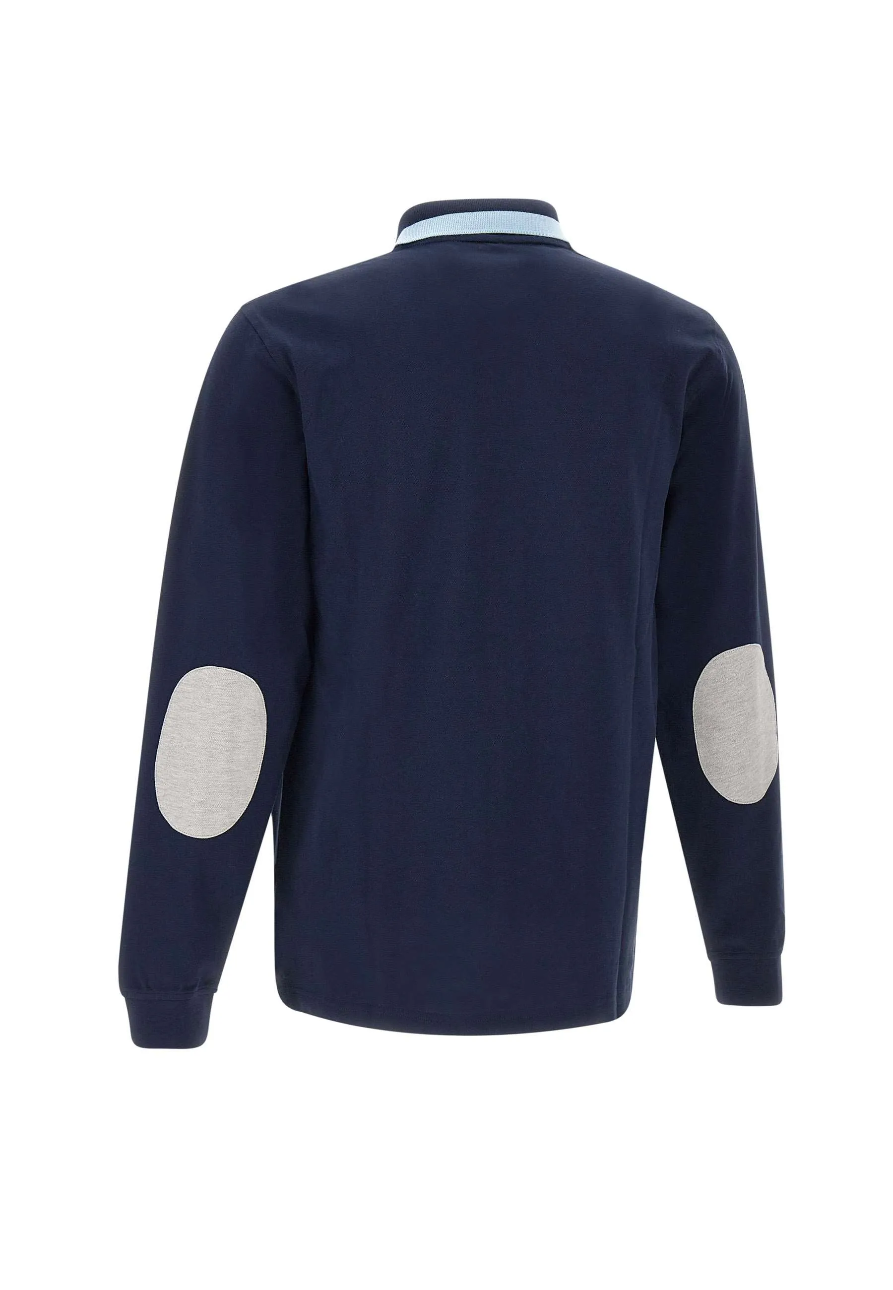 Navy Blue Cotton Polo Shirt