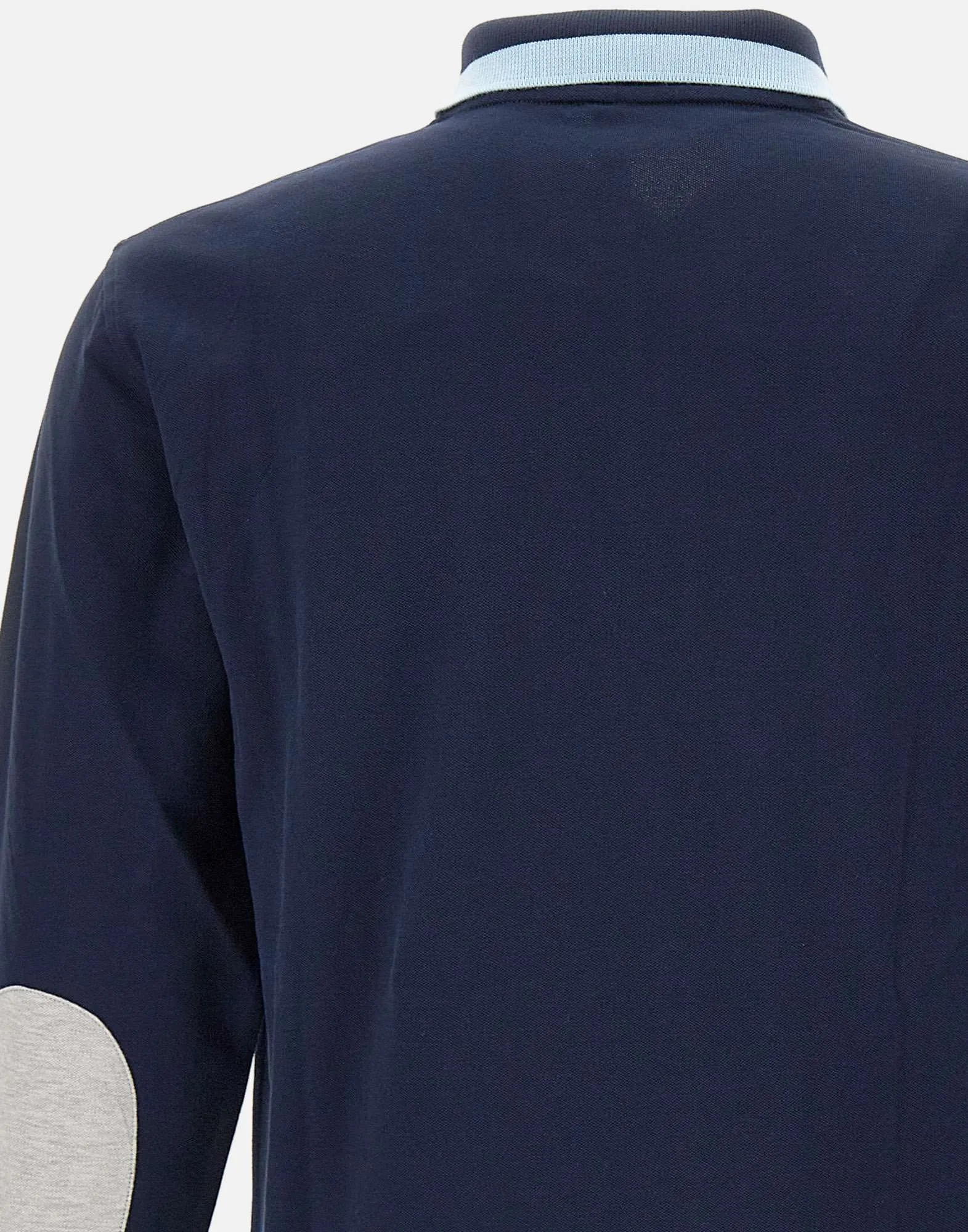 Navy Blue Cotton Polo Shirt