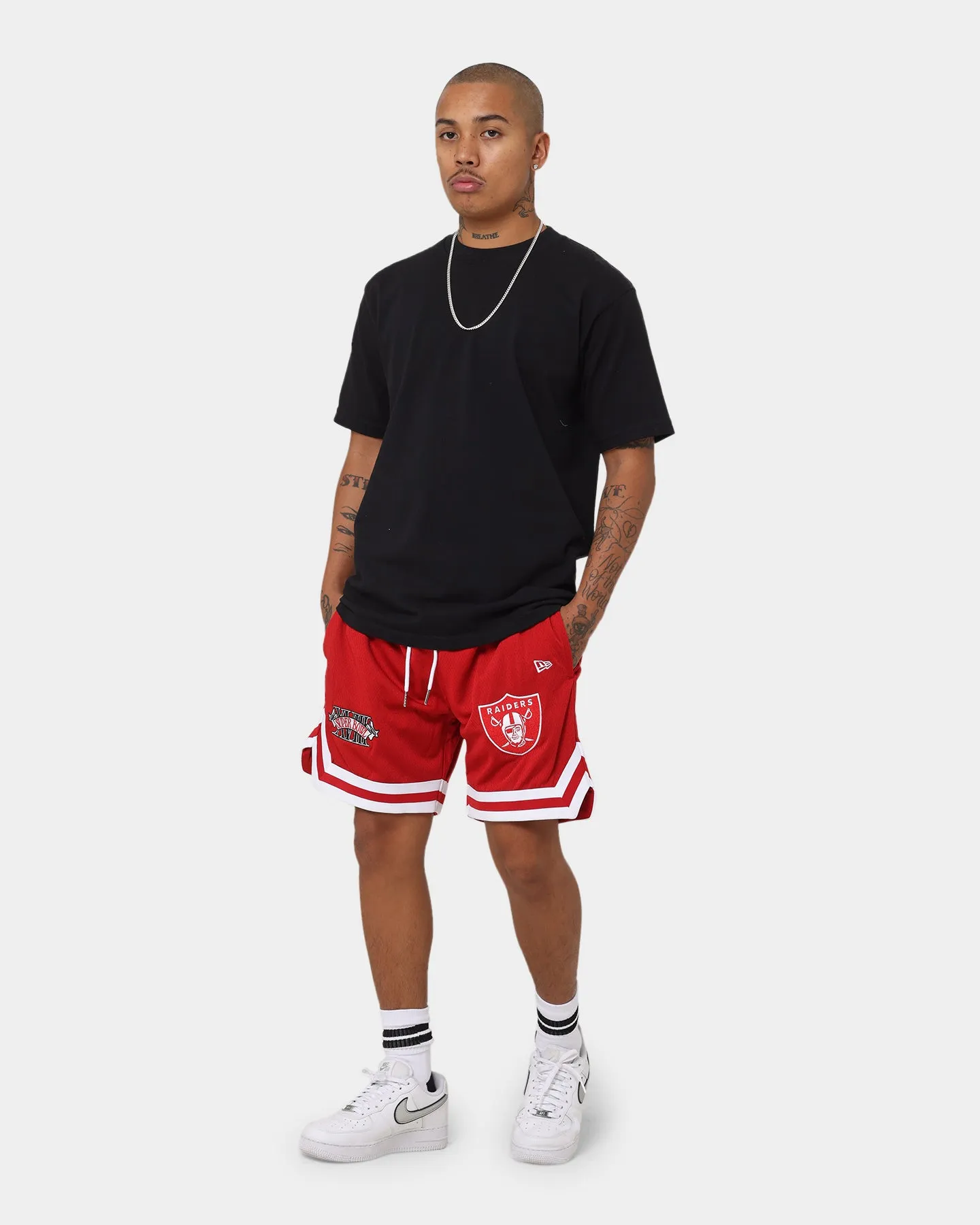 New Era Las Vegas Raiders Champs Shorts Red