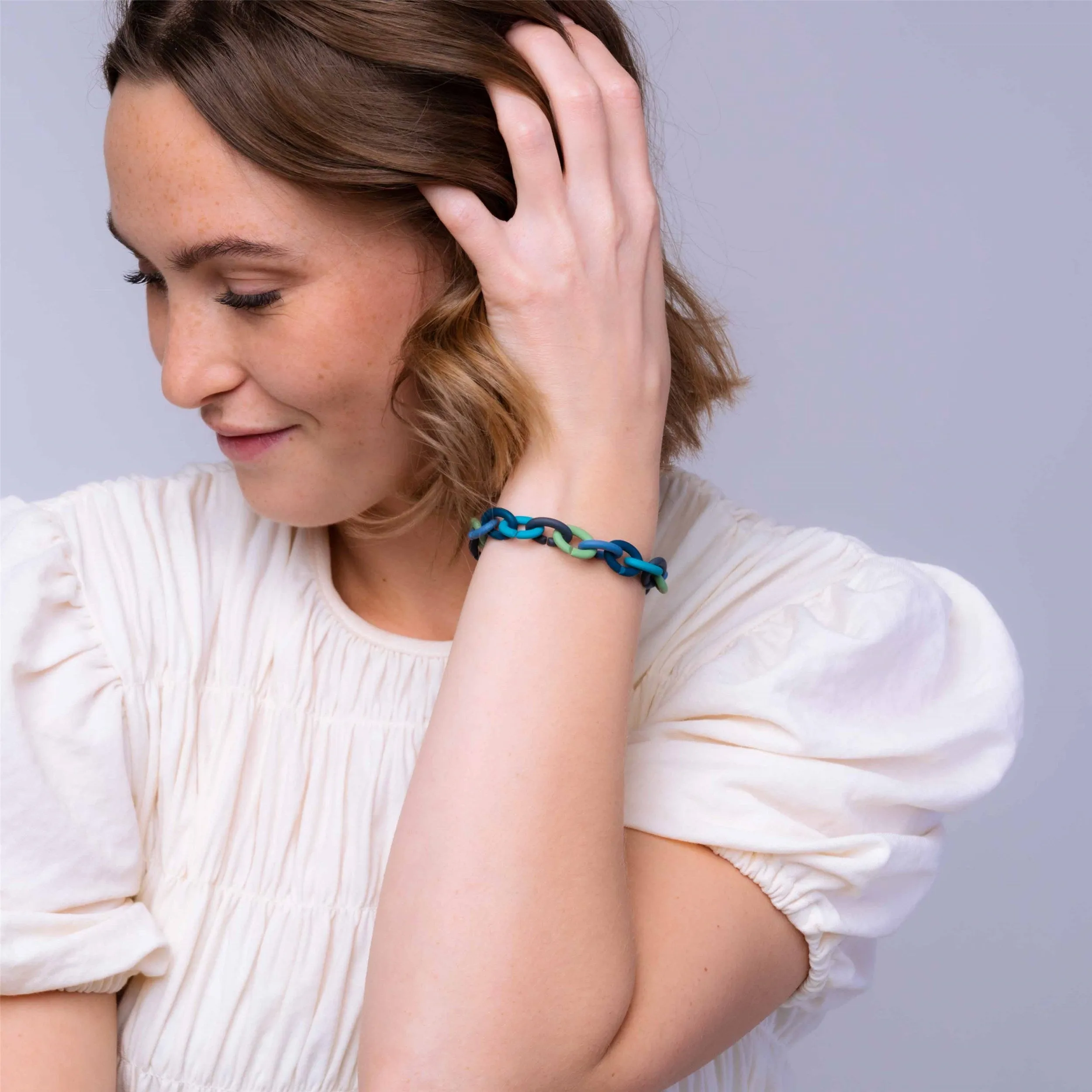 Ocean Rainbow Rubber Bracelet