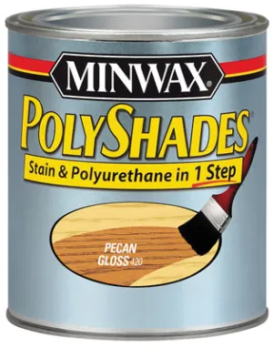 Polyshades Wood Stain Finish QUART - GLOSS - PECAN