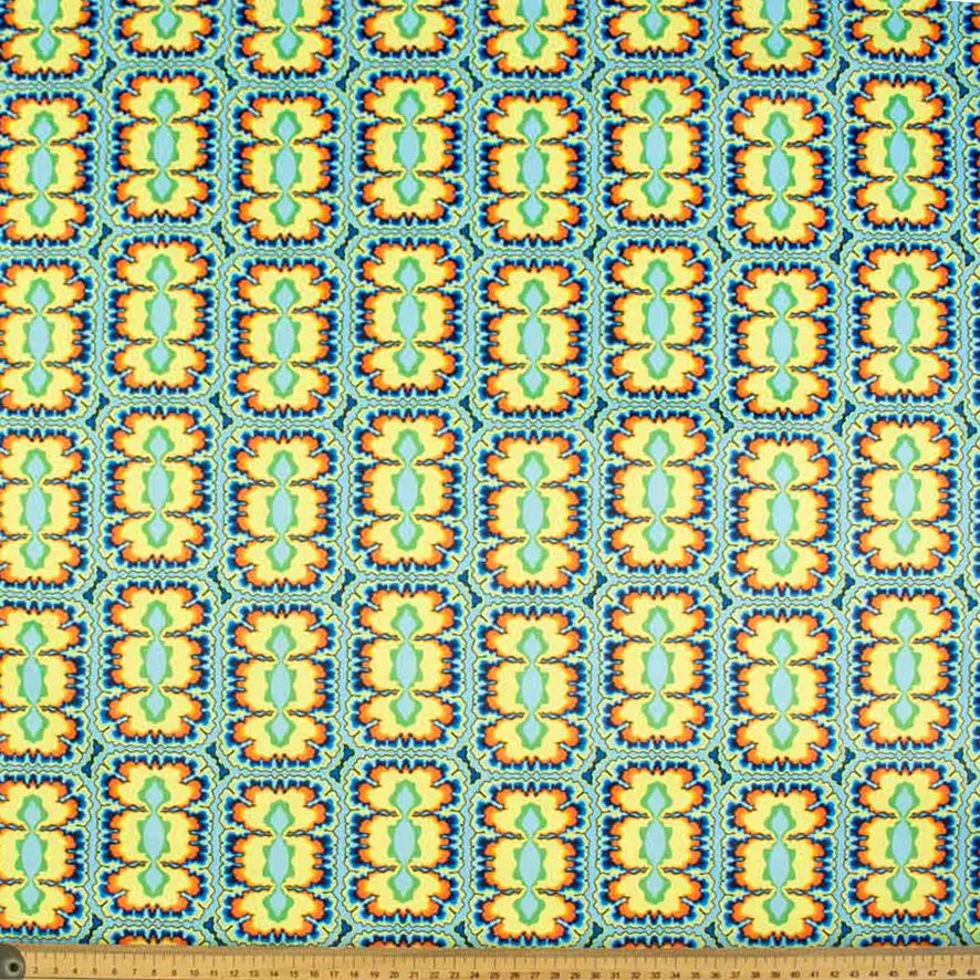 Printed Stretch Cotton Sateen