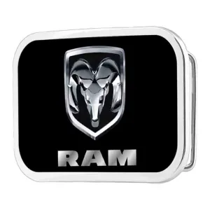 Ram Framed FCG Black Silver - Chrome Rock Star Buckle