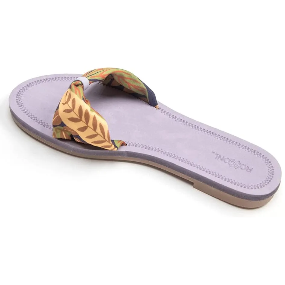 Roxoni Floral Lace Strap Slippers for Women