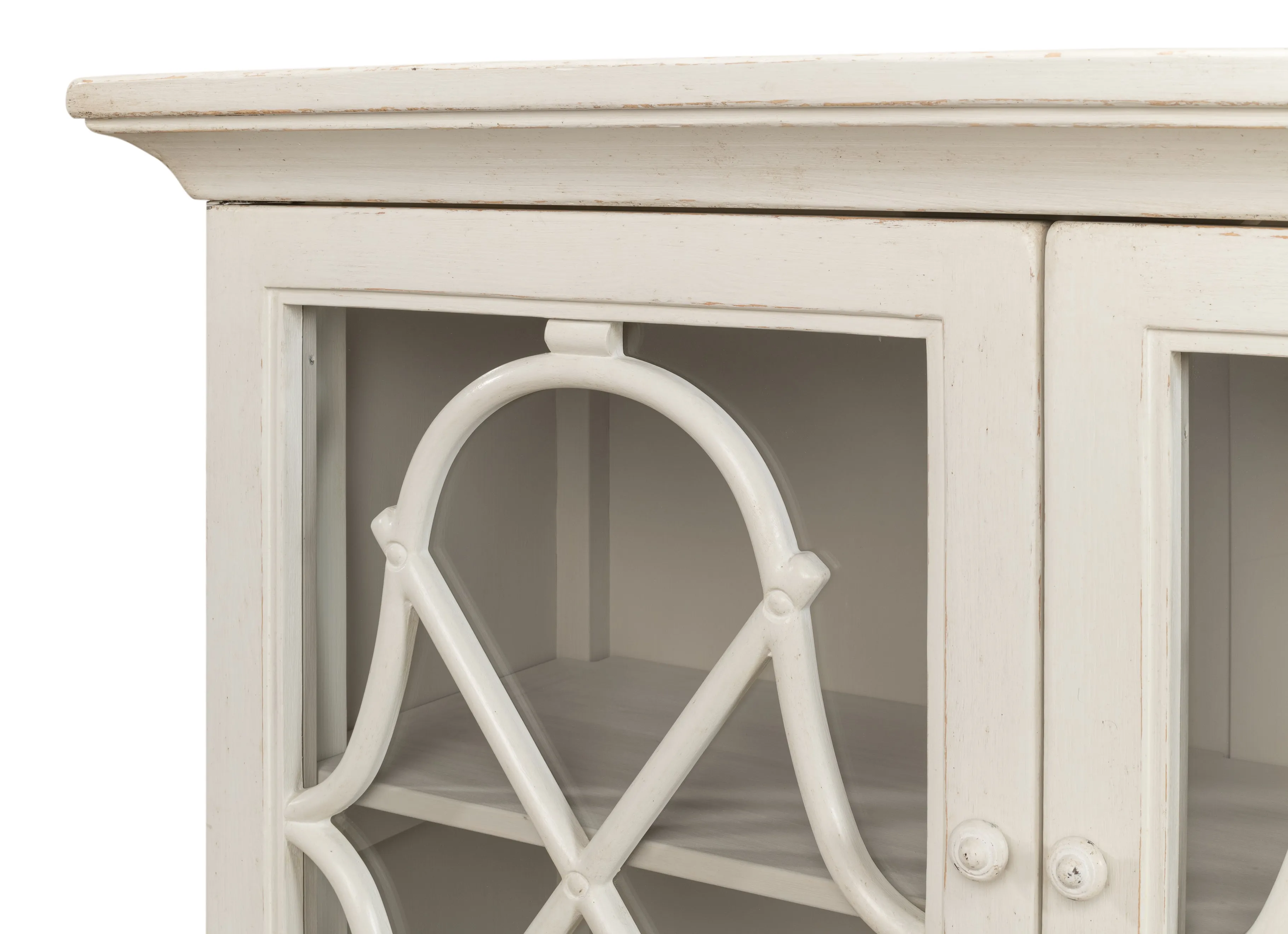 Sarreid - Sonya Sideboard  Antique White - White - Transitional