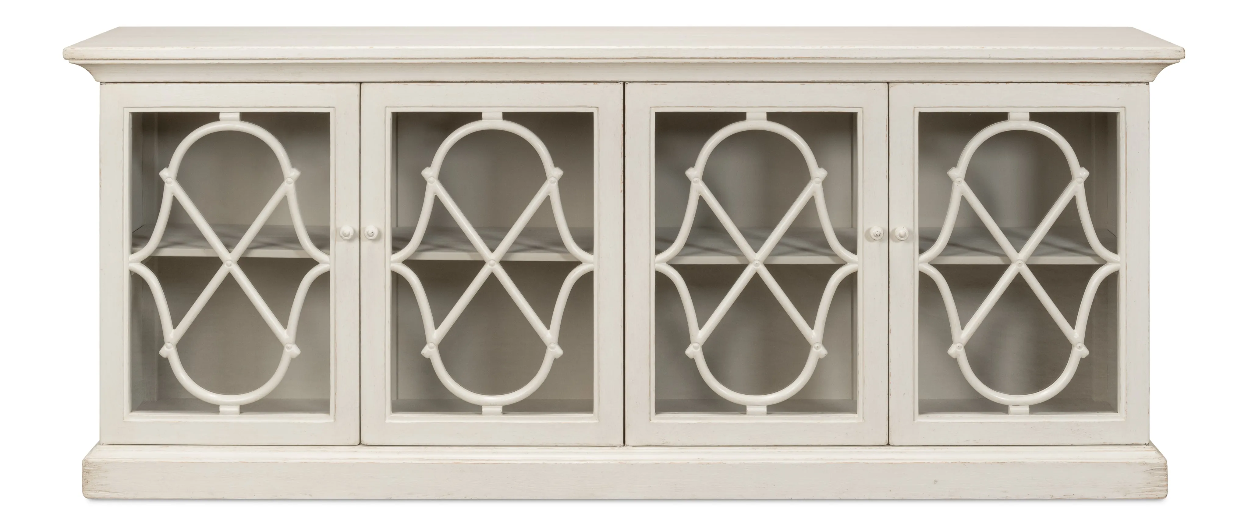 Sarreid - Sonya Sideboard  Antique White - White - Transitional