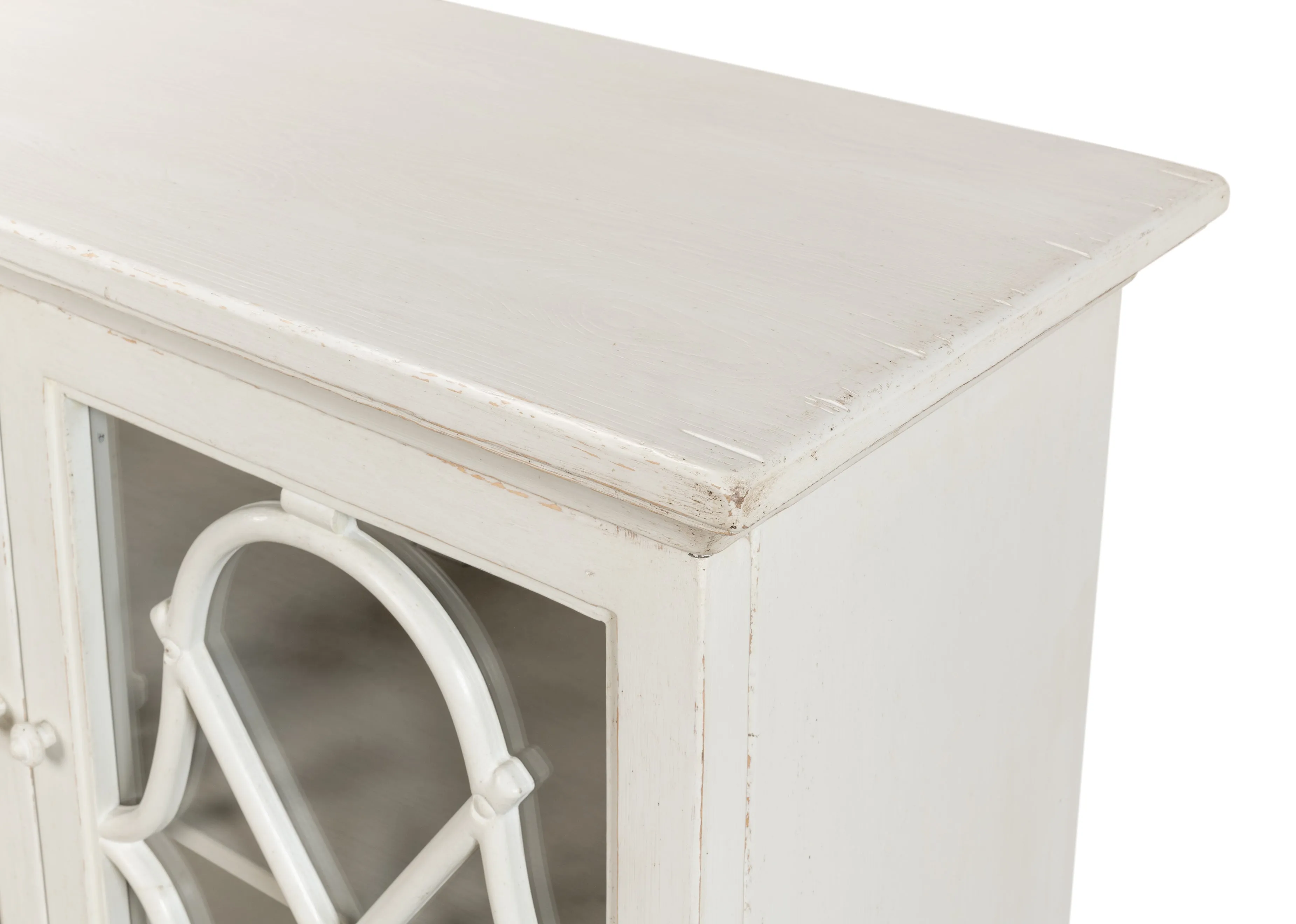Sarreid - Sonya Sideboard  Antique White - White - Transitional