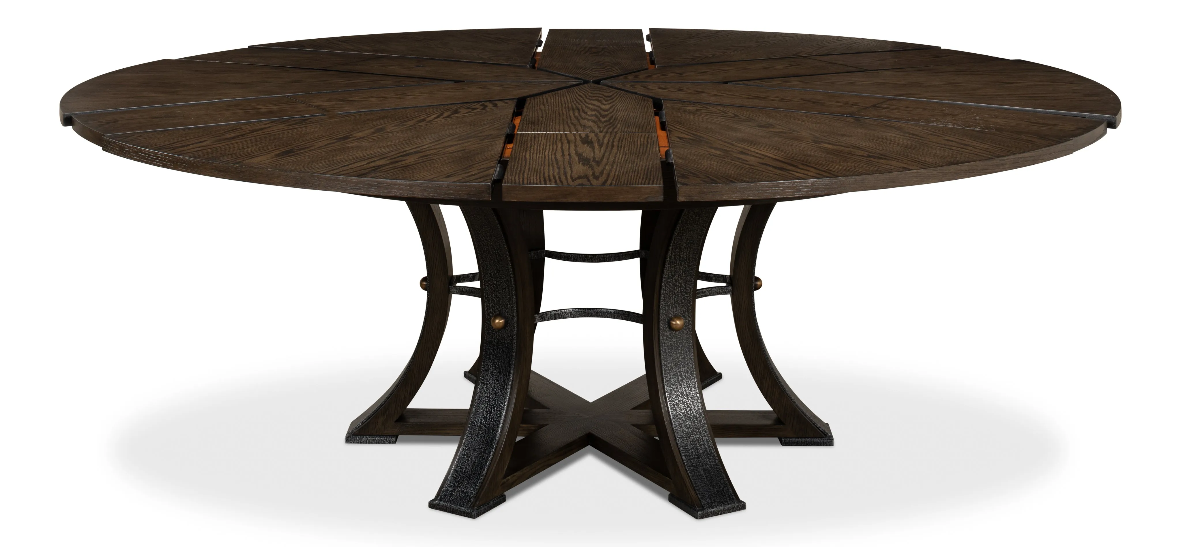 Sarreid - Walnut Jupe Dining Table  Small - Brown - Traditional