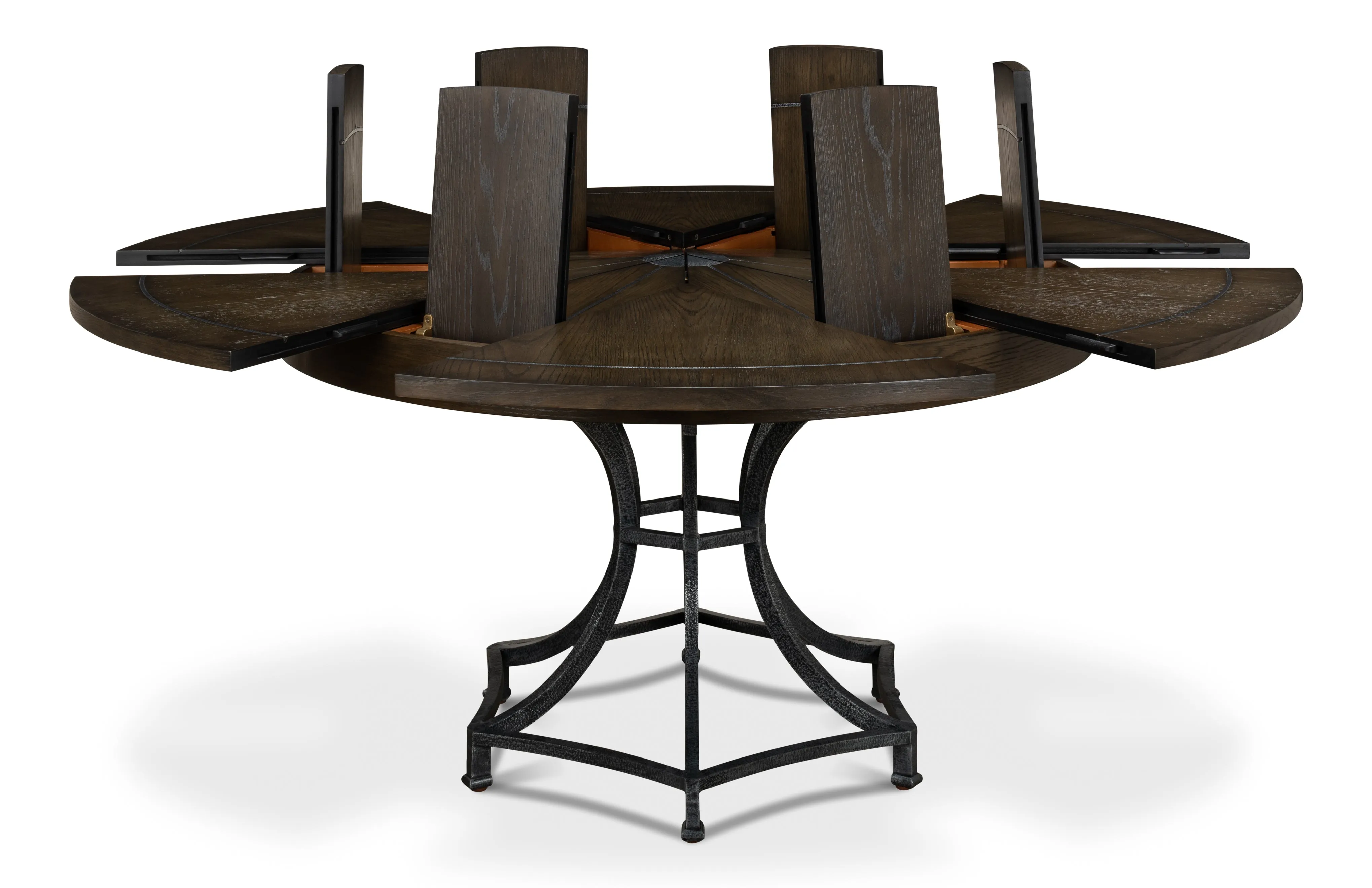 Sarreid - Walnut Jupe Dining Table  Small - Brown - Traditional