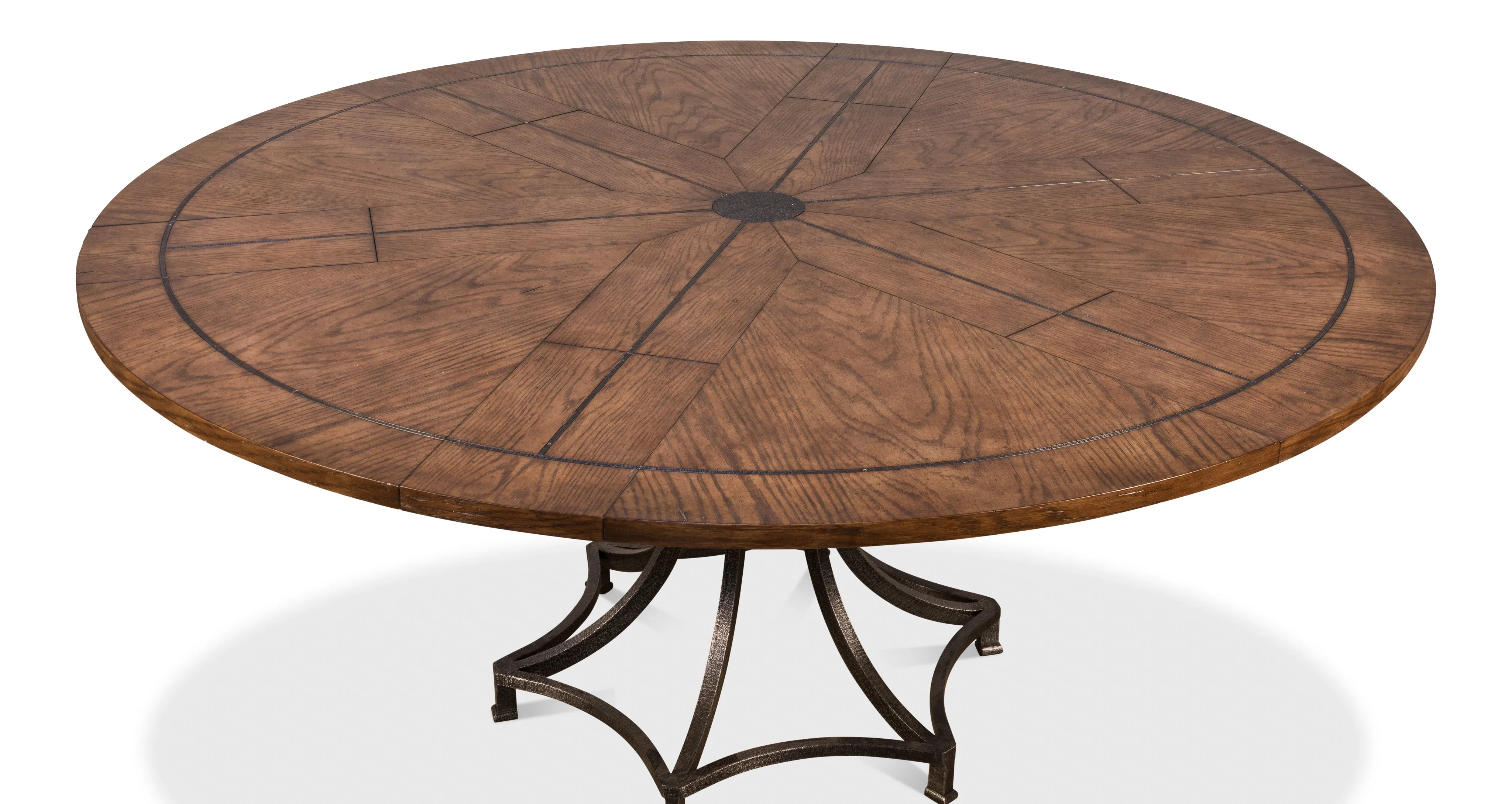 Sarreid - Walnut Jupe Dining Table  Small - Brown - Traditional