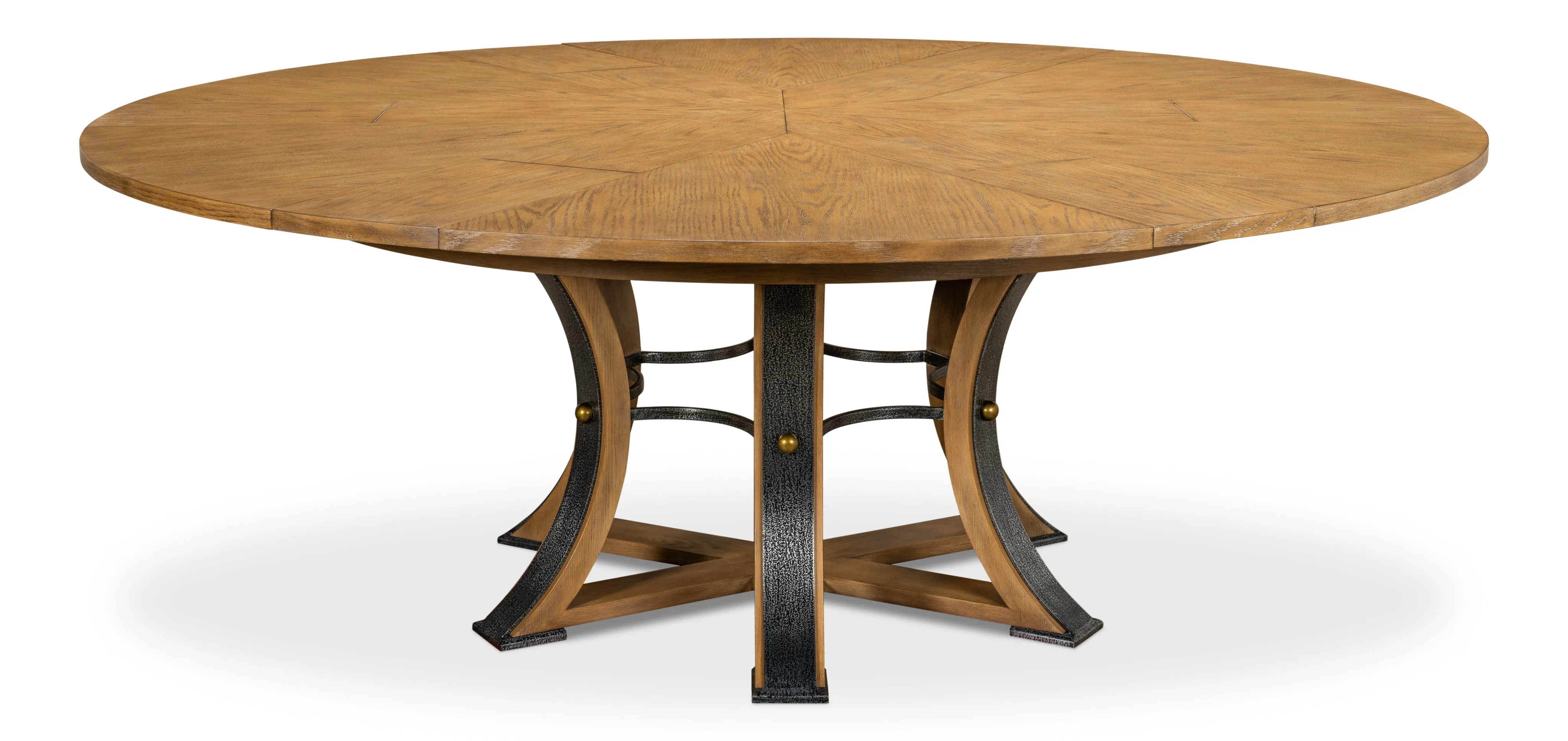 Sarreid - Walnut Jupe Dining Table  Small - Brown - Traditional