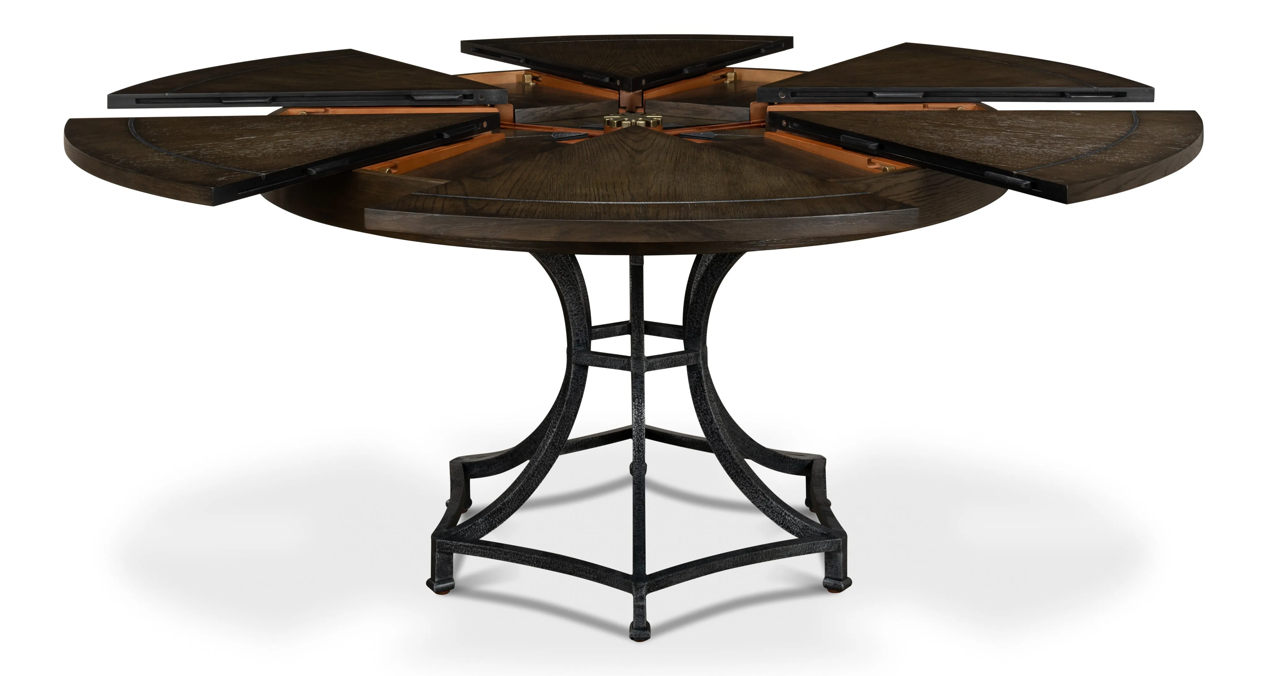Sarreid - Walnut Jupe Dining Table  Small - Brown - Traditional
