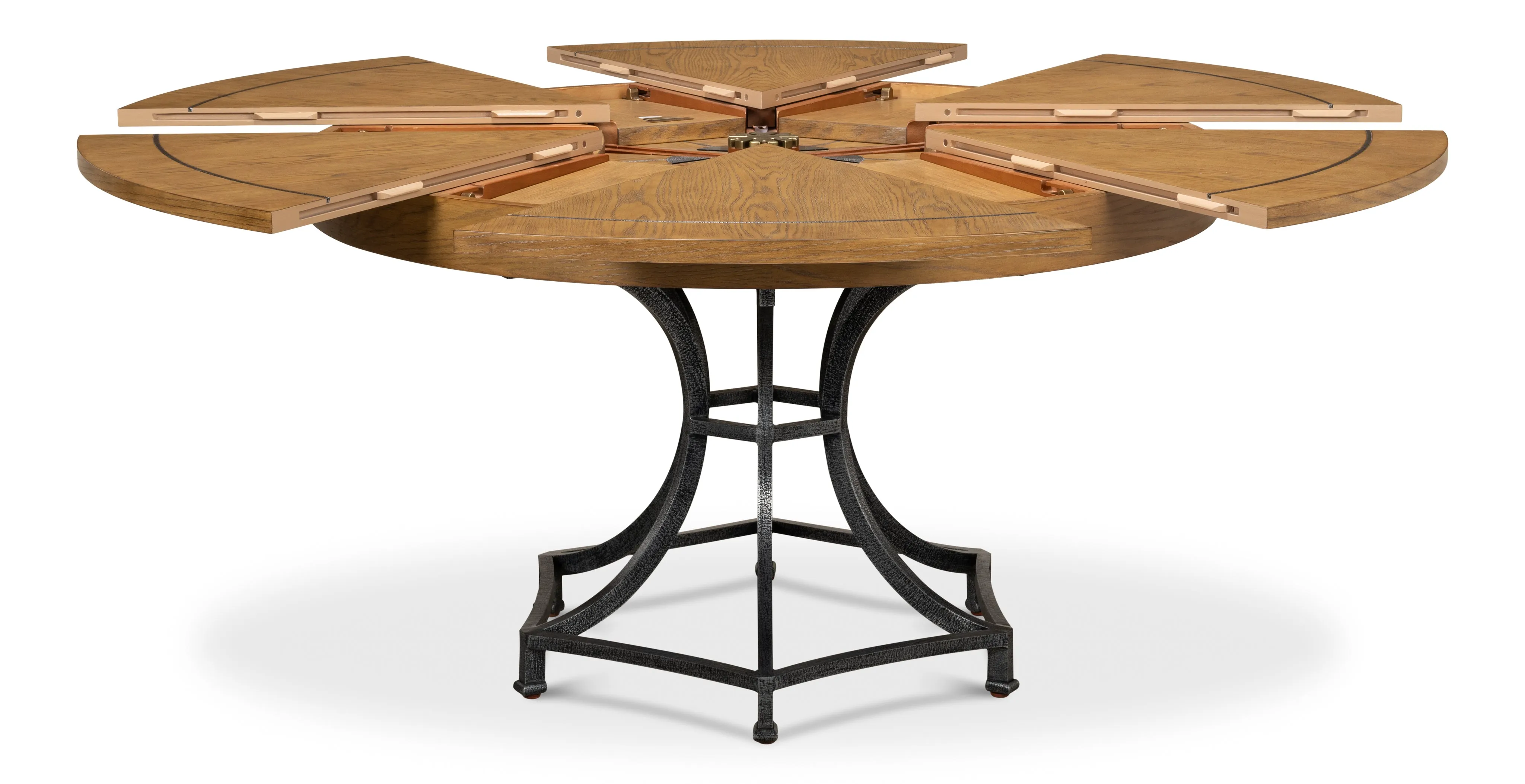 Sarreid - Walnut Jupe Dining Table  Small - Brown - Traditional