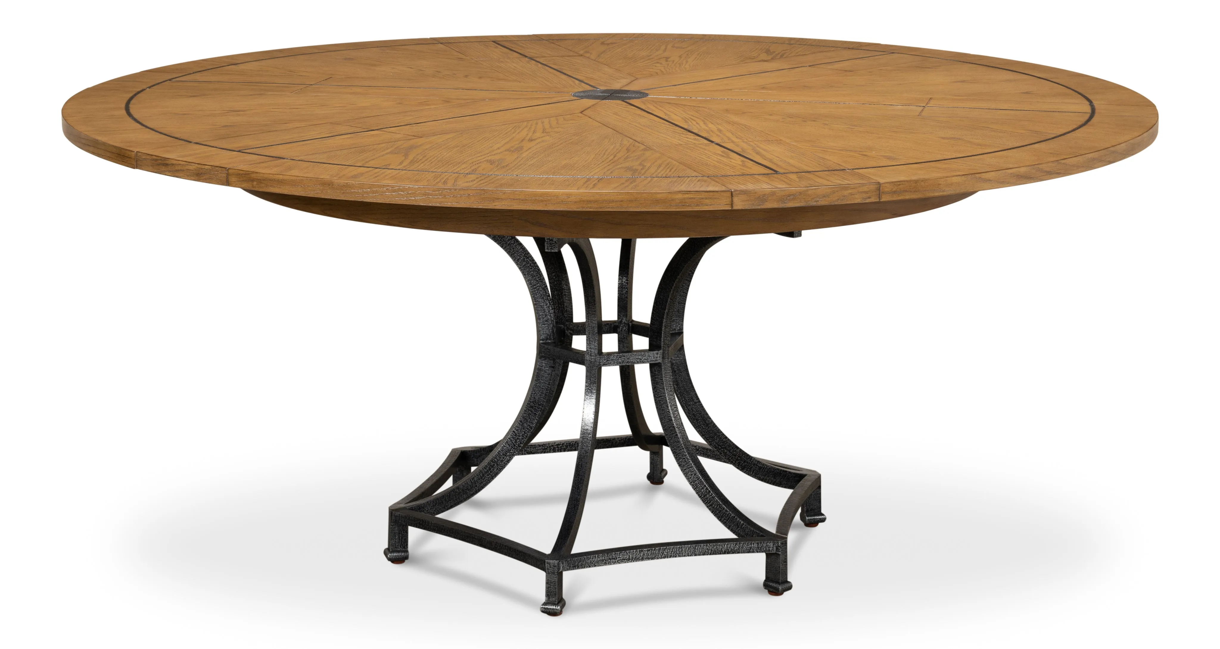 Sarreid - Walnut Jupe Dining Table  Small - Brown - Traditional